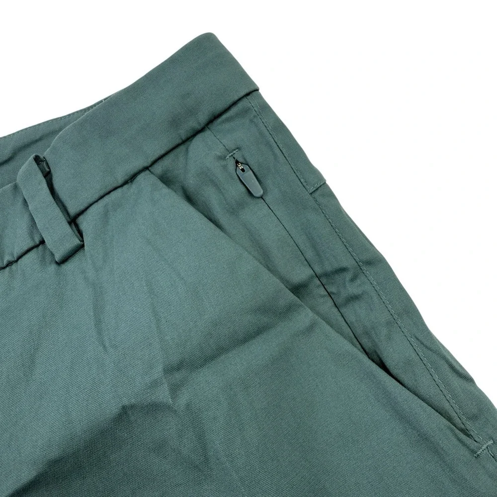 Lululemon Mystic Green Cotton Commission Pants Wind Resistant Reflective 34x30 - Picture 3 of 6